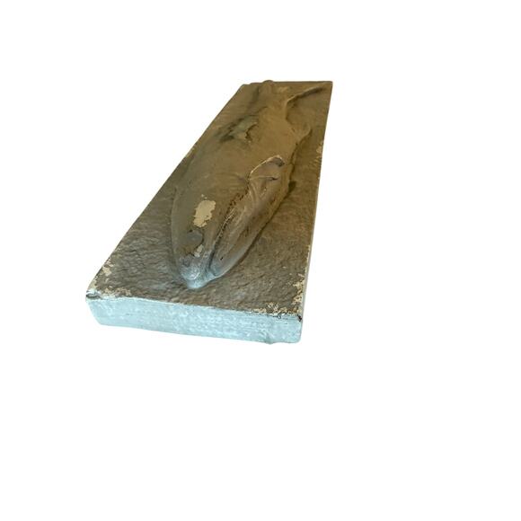 Large Fish Wall Hanging Coastal Marine Lake Cottage Cabin Decor 12” Heavy - Picture 14 of 15